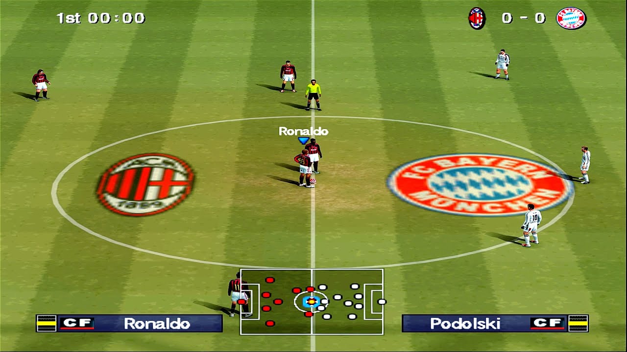 Pro Evolution Soccer 6 - Милан против Баварии | PS2