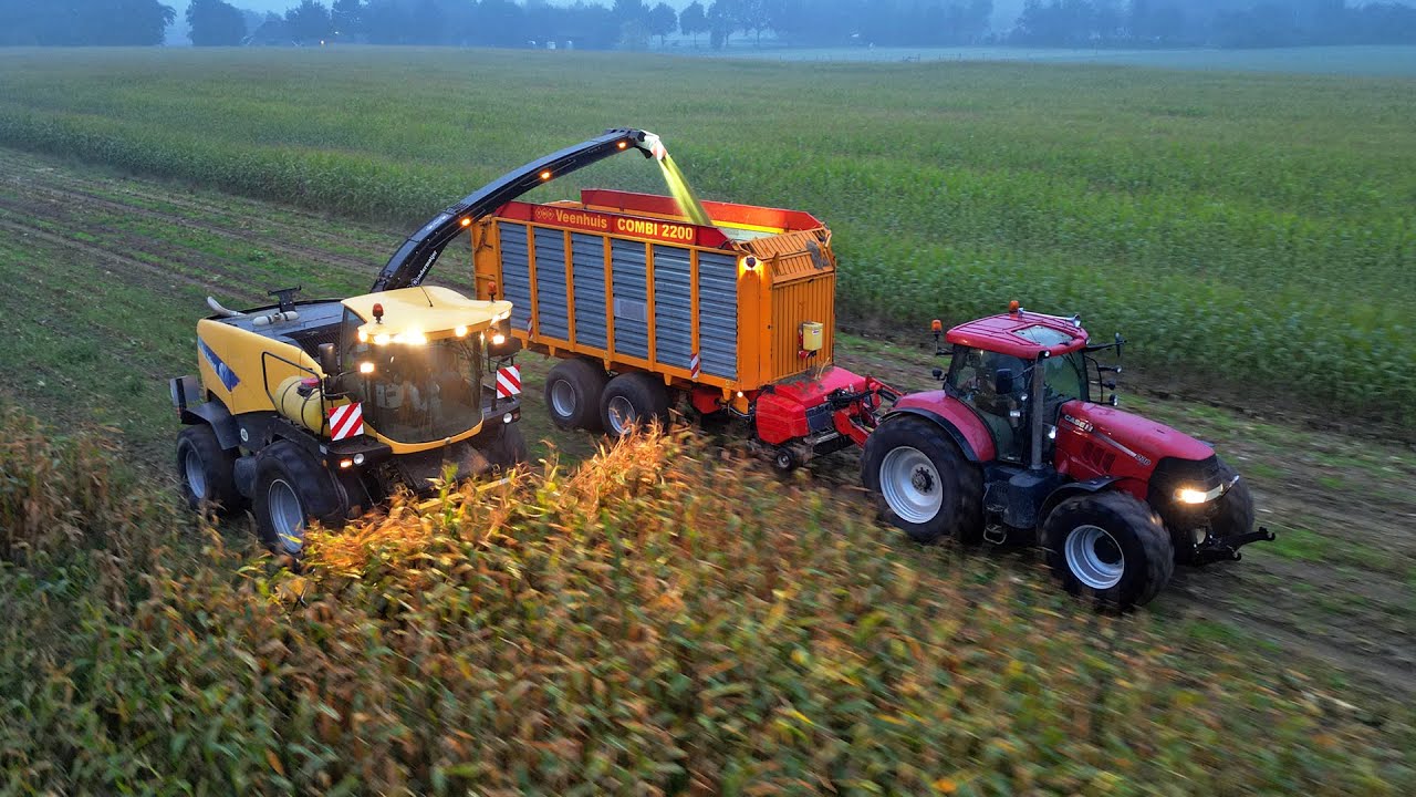 Mais Silage | New Holland FR9060 + Case IH + Deutz-Fahr | Sundermeijer | 2024