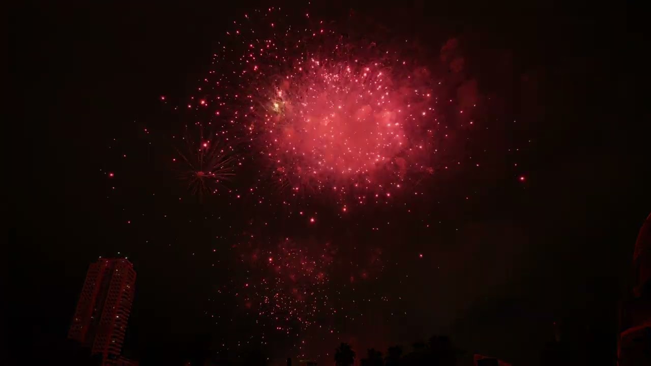 Castillo Pirotecnia tamarit Fallas 2025