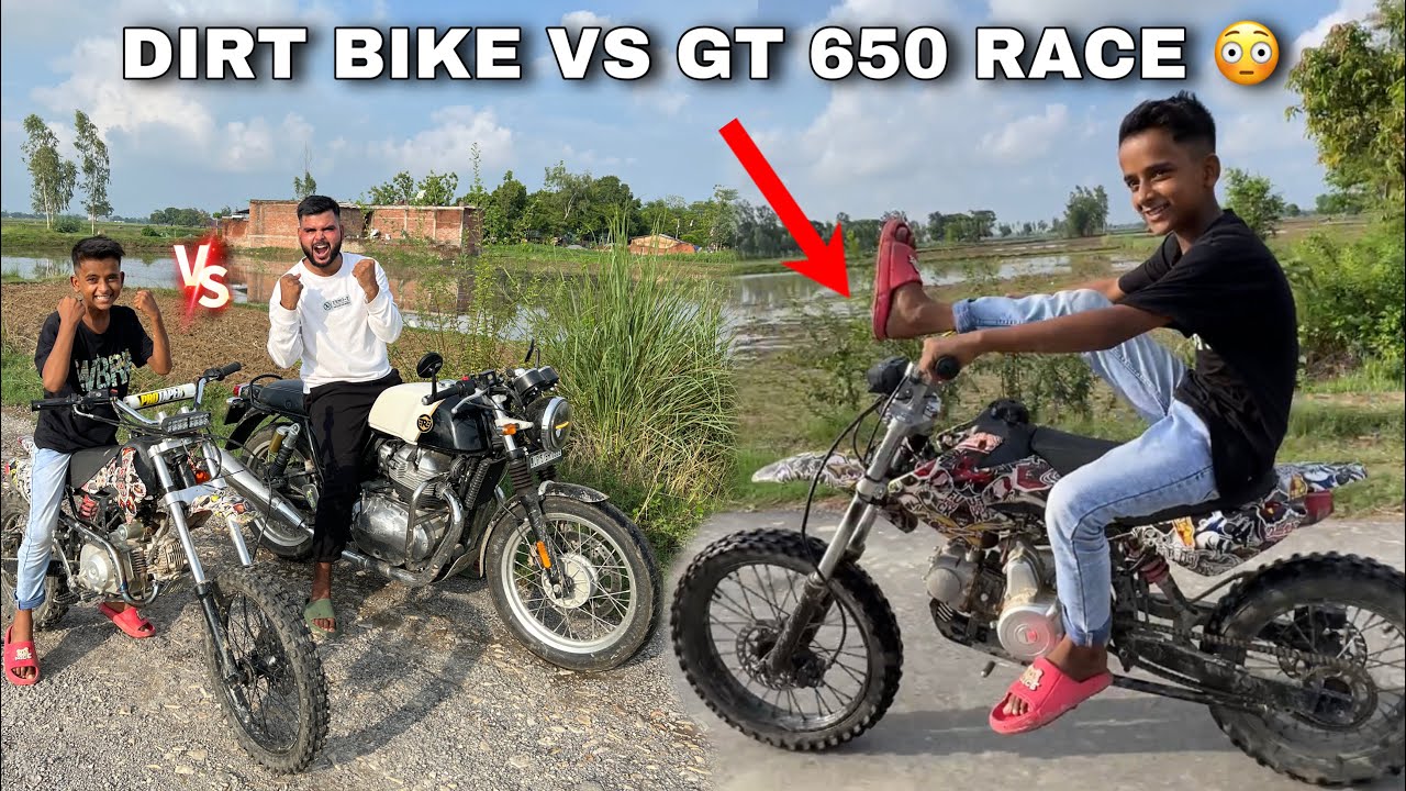 Zeeshan Challenged me for Race 😳 Dirt Bike Vs Gt 650 🔥 Kon jeetega 😱