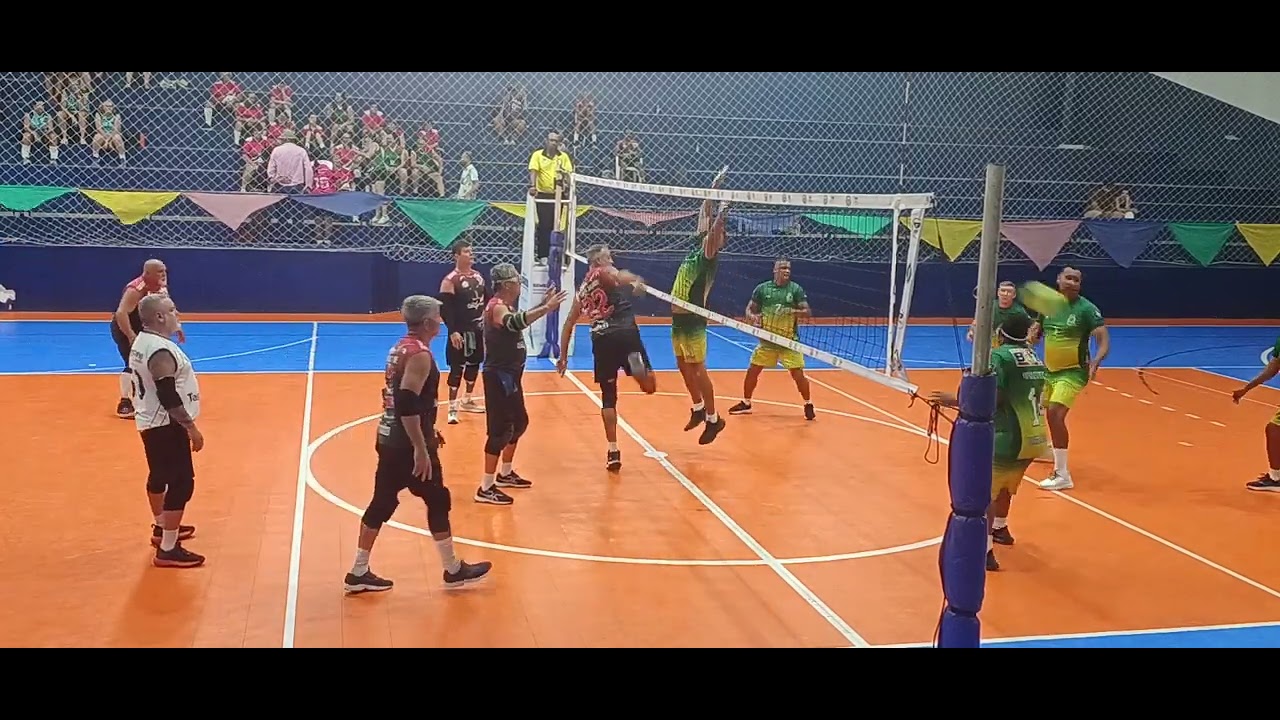 Jôgo Vôlei Adaptado, 6a Nacional em Sorriso MT, Praia Grande x Brasnorte 