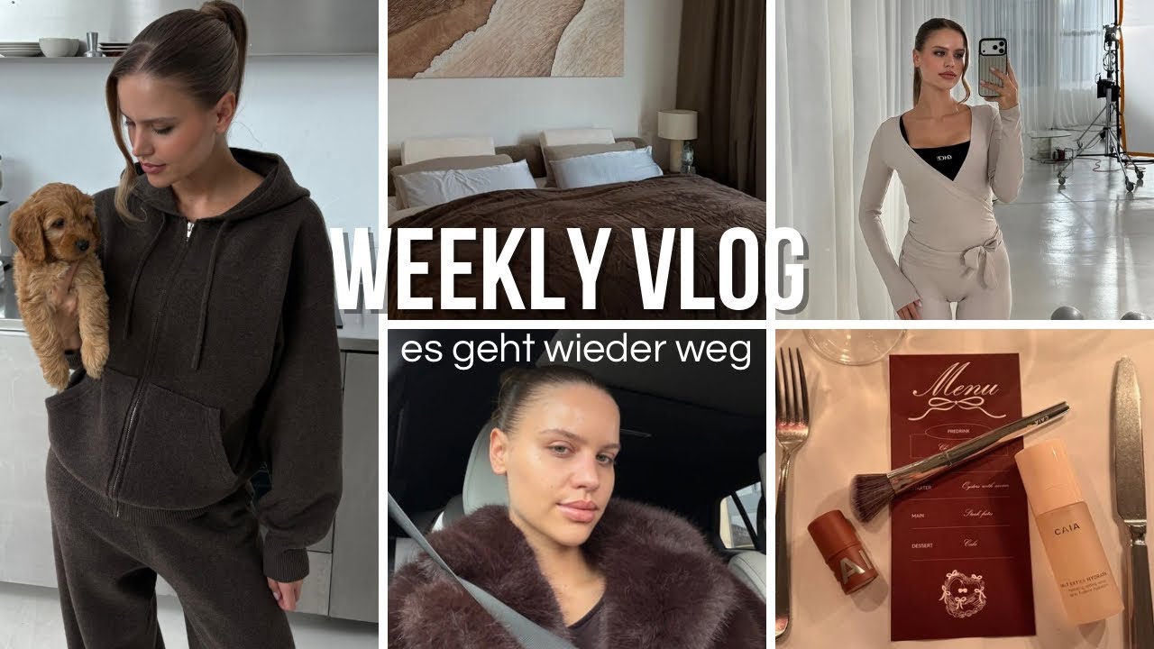 Shooting mit Welpen, neue Kollektionen & mal wieder Koffer packen 👋🏼🧳