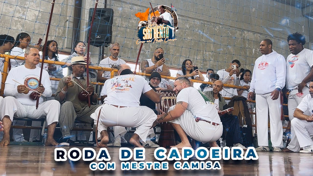 RODA DE CAPOEIRA COM A PRESENÇA DO MESTRE CAMISA | FESTIVAL SÃO BENTO | ABADÁ CAPOEIRA