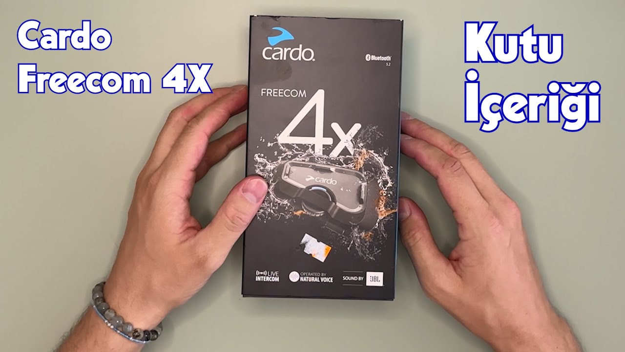 Cardo Freecom 4X Kutu Açılışı