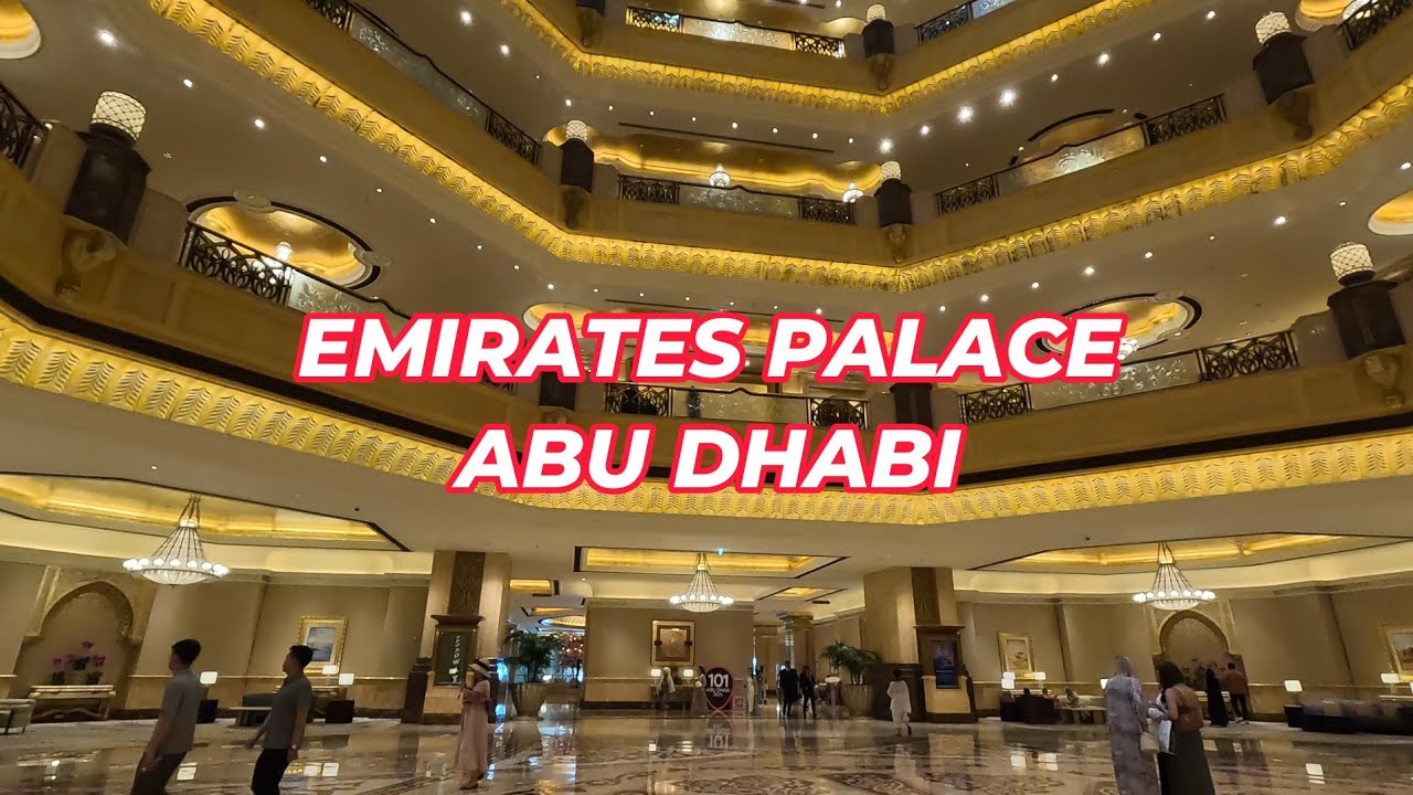 The $3 Billion Emirates Palace Luxury Hotel in Abu Dhabi UAE 🇦🇪