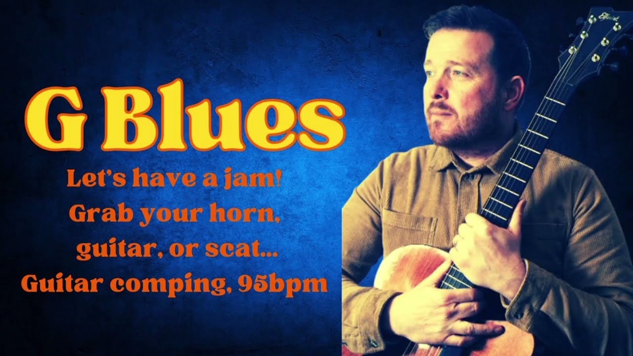 G Jazz Blues Guitar Backing Track