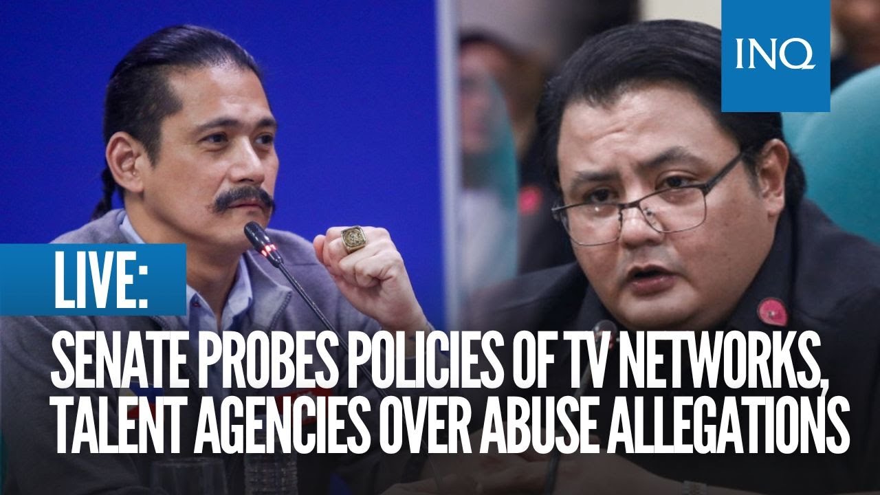 LIVE: Senate probes policies of TV networks and talent agencies over abuse allegations | Aug. 12