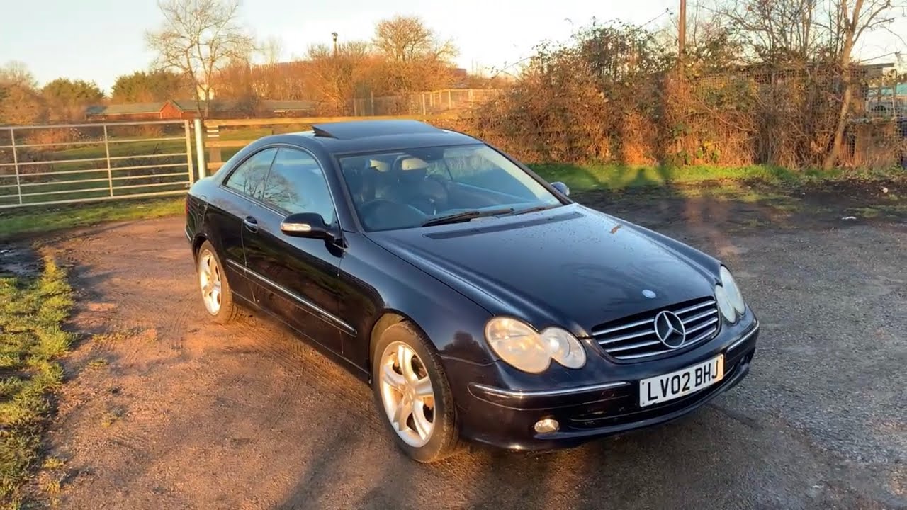 Mercedes CLK 240 W209 C209 V6 Engine Full Walkaround Features Exhaust Stock Sound Revving