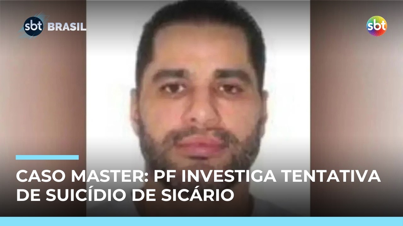 Caso Master: PF investiga tentativa de suicídio de “Sicário”, aliado de Vorcaro | #SBTBrasil