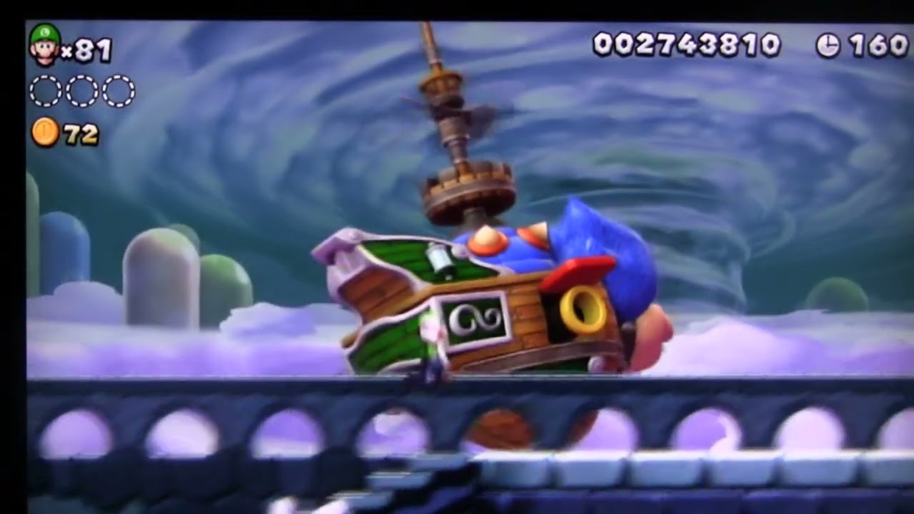 Luigi U 7-Castle | Ludwig’s Crushing Block Fortress – Extreme Pressure Run