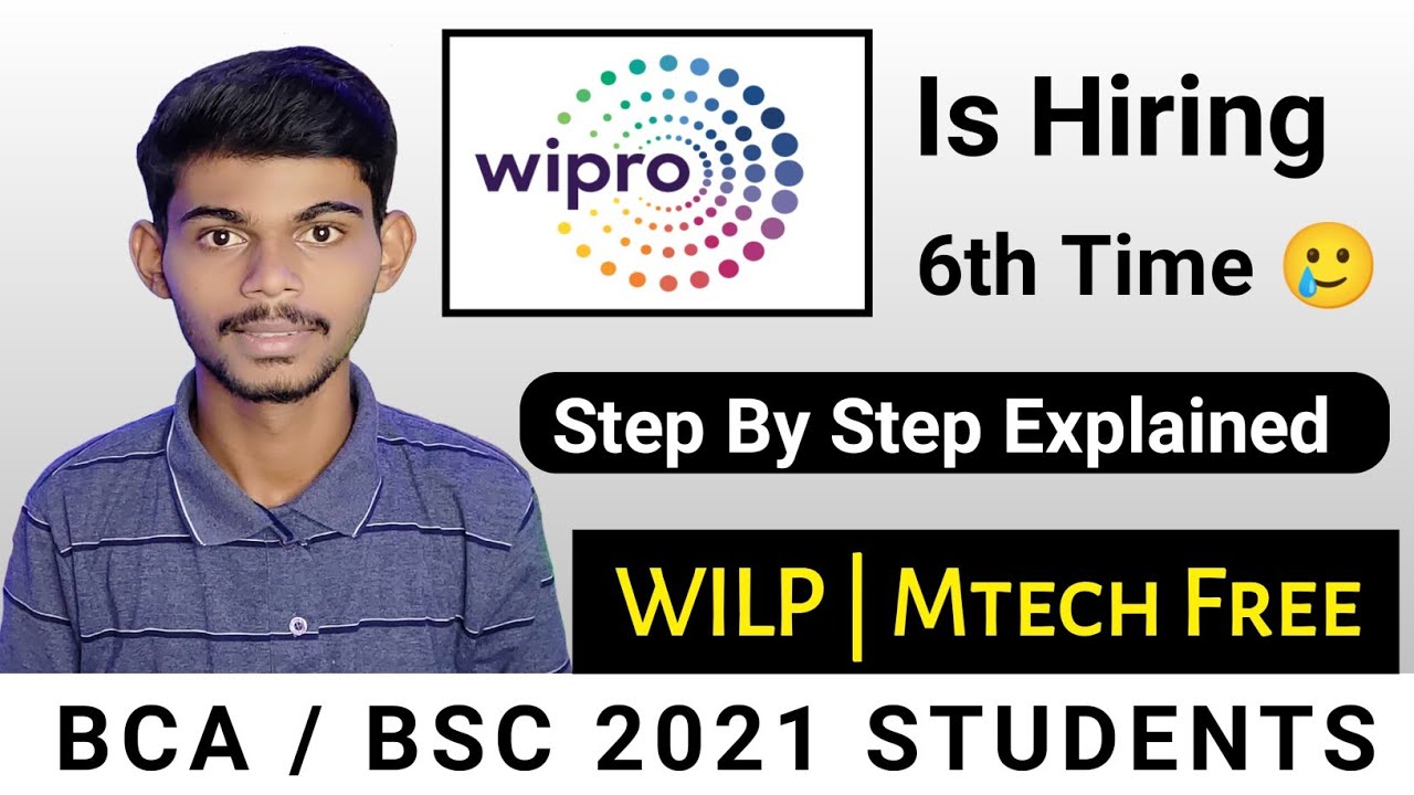 Wipro Is Hiring Again | Wipro WILP 2021 | BCA & BSC Students | Apply Now