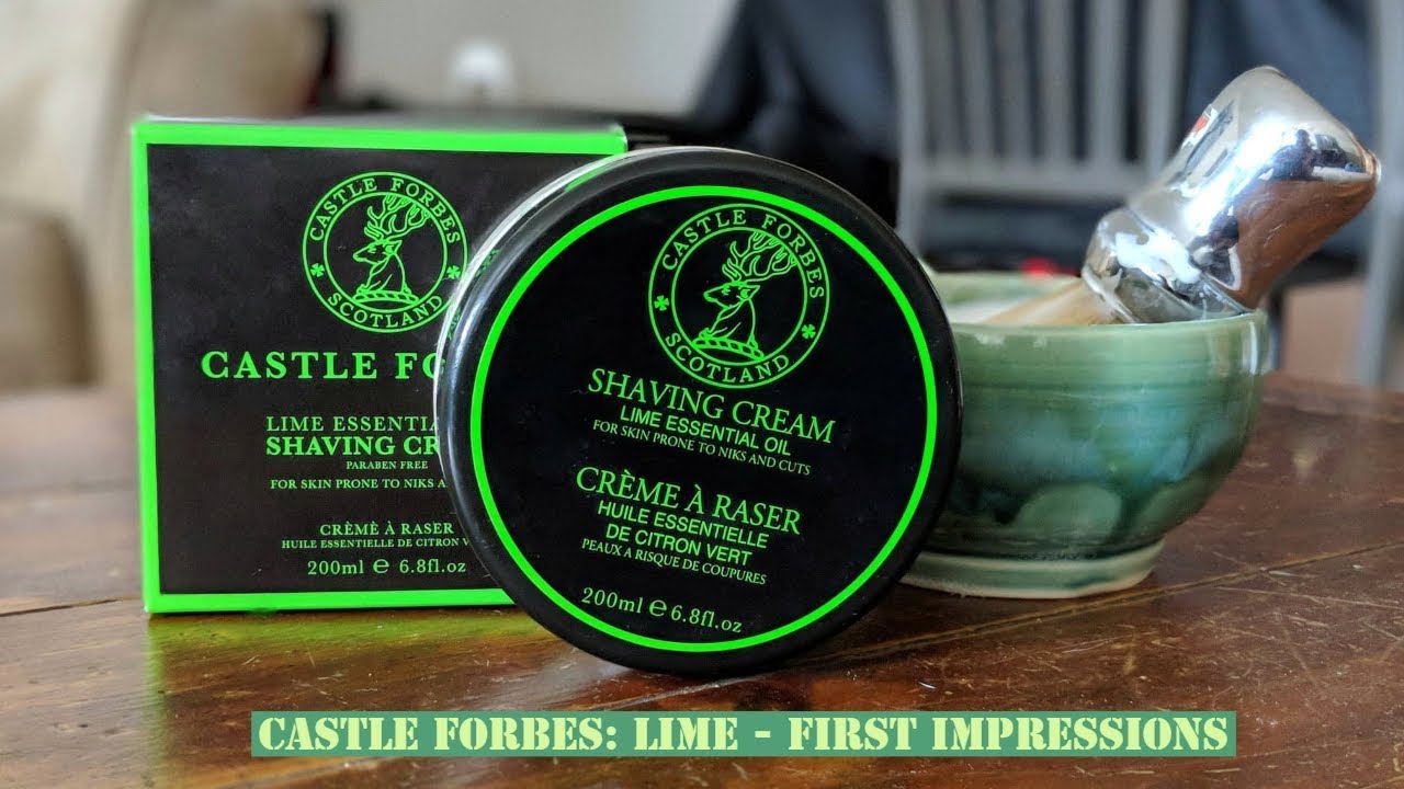 Castle Forbes Lime Shaving Cream | First Impressions