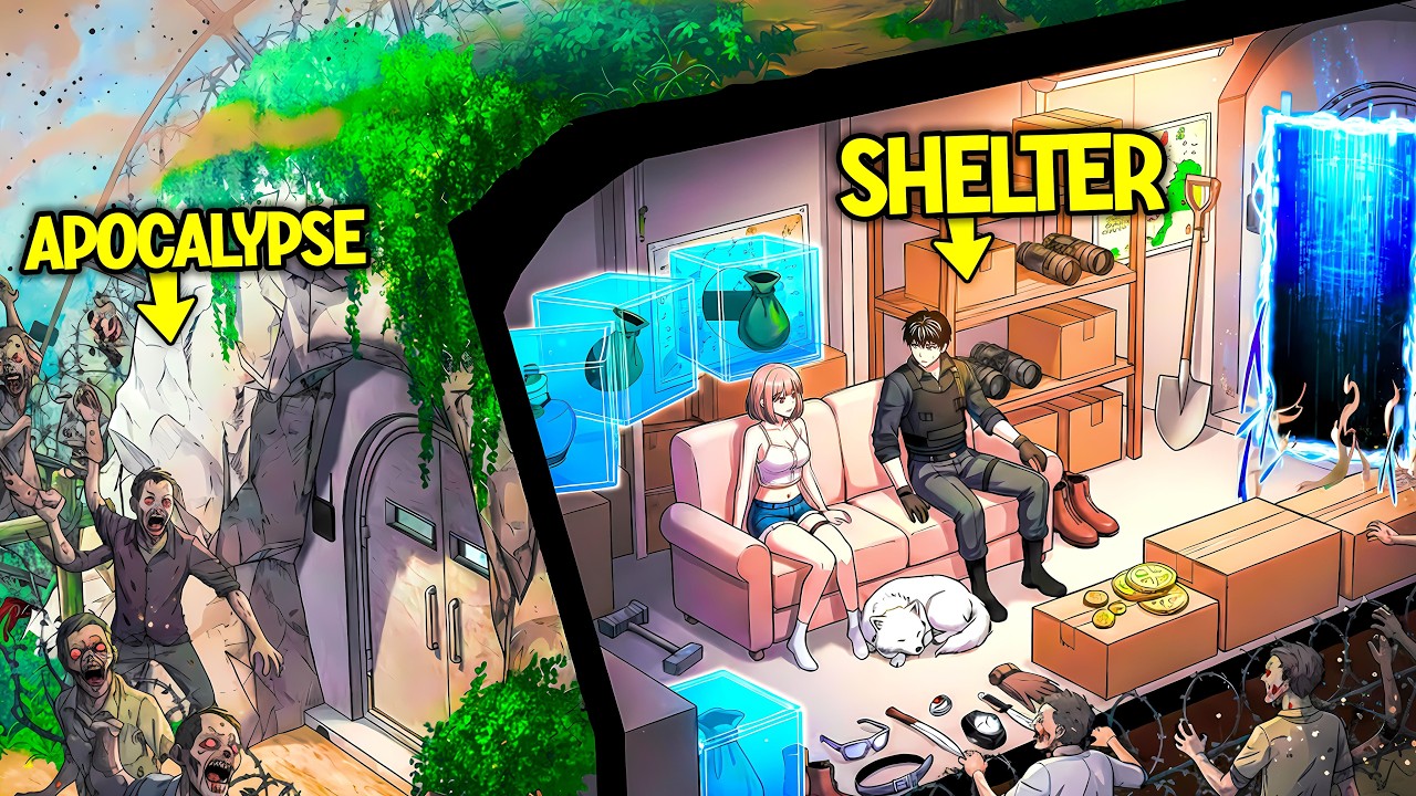 The Zombie Apocalypse Started, But My Ability is a Portal to Another World! - Manhwa Recap