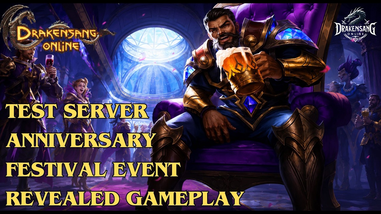 Drakensang Online - Test Server Festival Event Revealed Gameplay! DSO