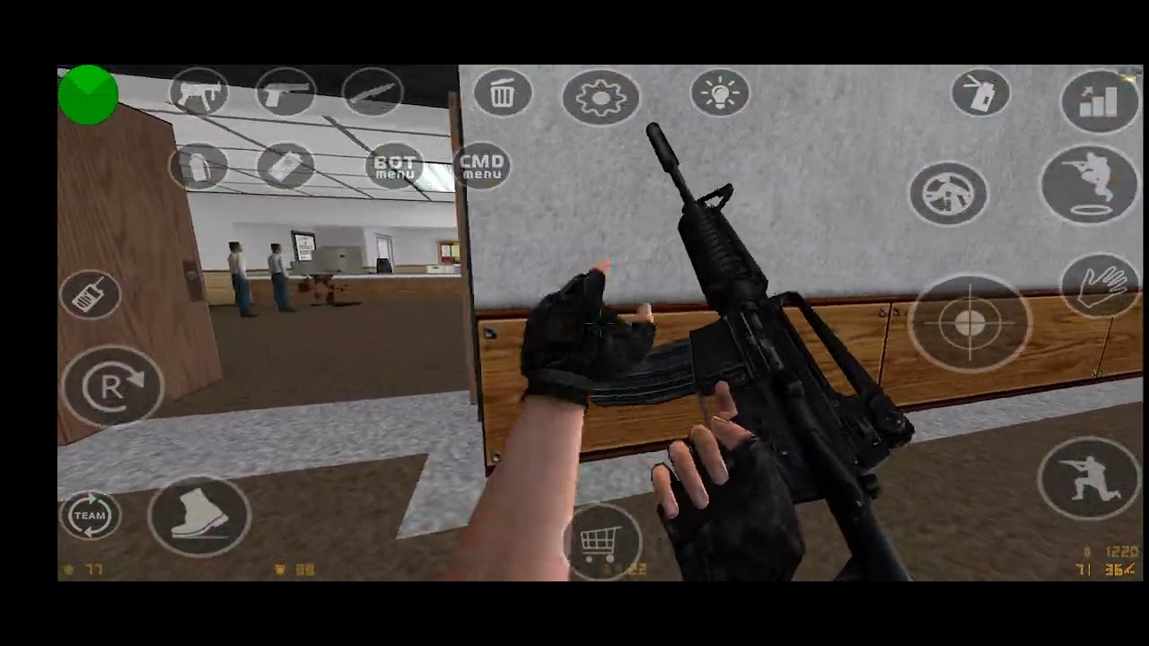 Counter Strike Condition Zero (Android) - cs_office Gameplay