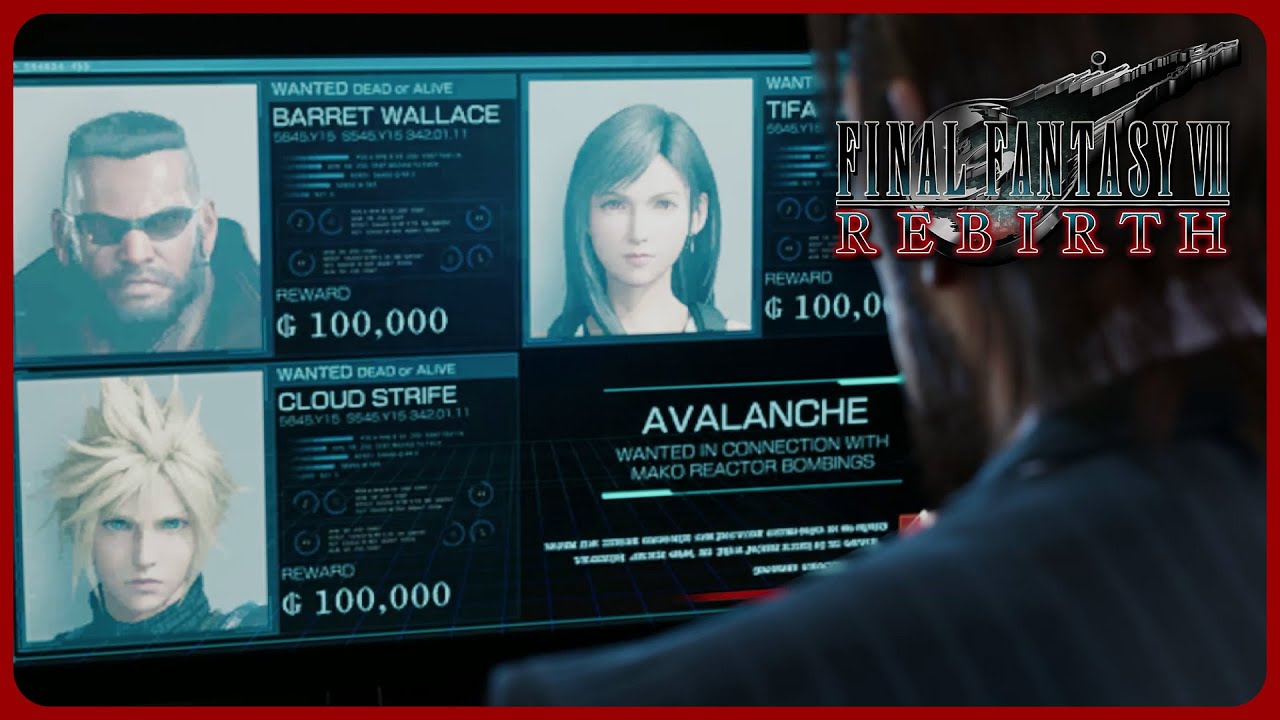 Reeve changes the Avalanche wanted poster - Final Fantasy 7 Rebirth