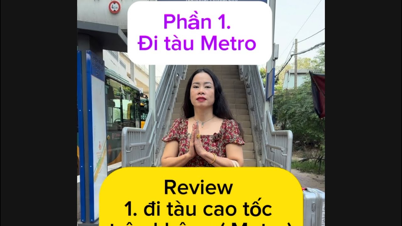 Review phần 1.đi tàu cao tốc (Metro)/ ....chờ xem 👉2.Đi tàu cao tốc đường thuỷ 👉3.Đi Phà Cần giờ