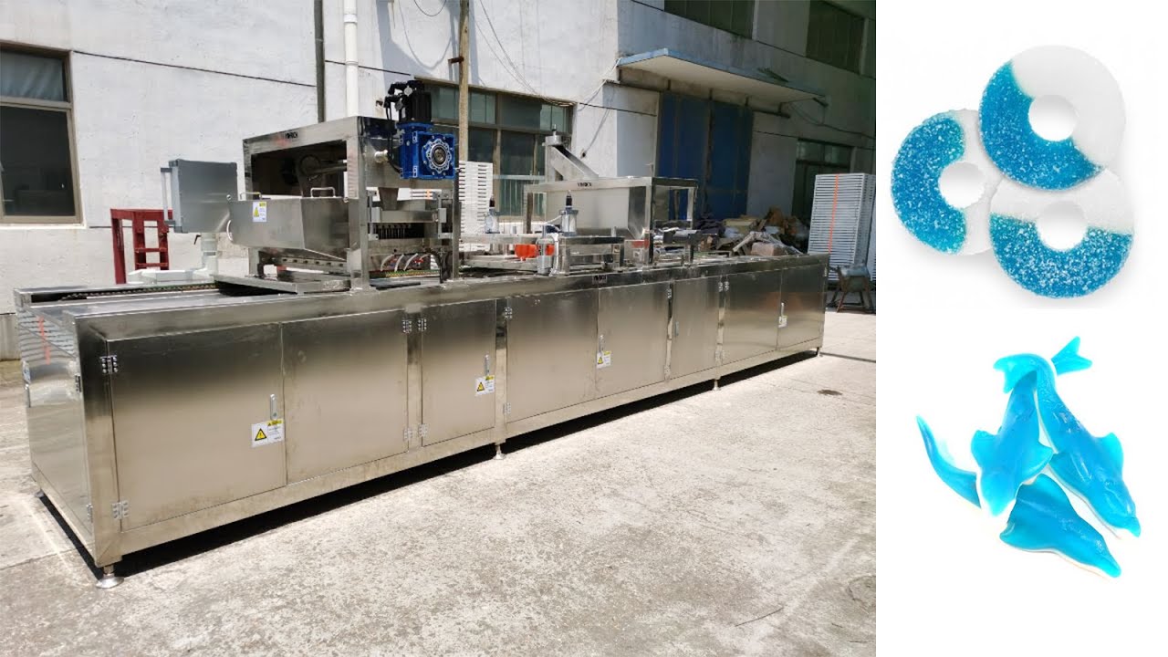 Starch mould jelly candy production line, Mogul gummy machine