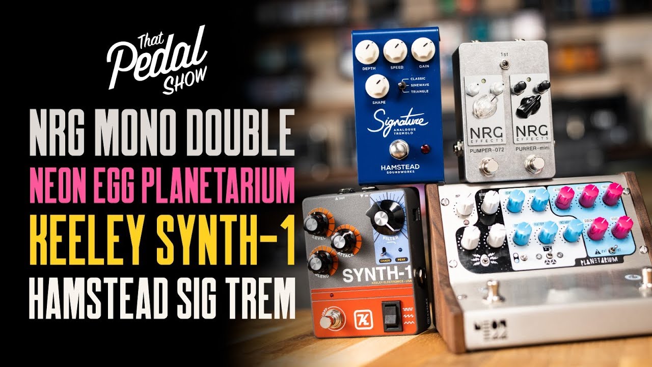 Neon Egg Planetarium, Keeley Synth-1, NRG Mono Double, Hamstead Trem MkII [TPS Pedal Jams]