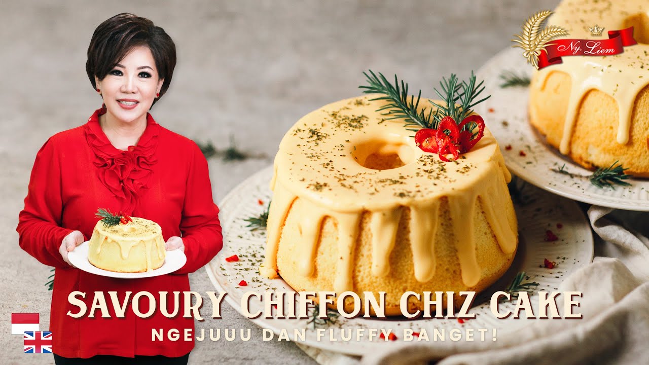 MUDAH & CANTIK!! Resep Chiffon Cheese Cake, Kreasi Bolu Keju GURIH, 100% NAGIH!!
