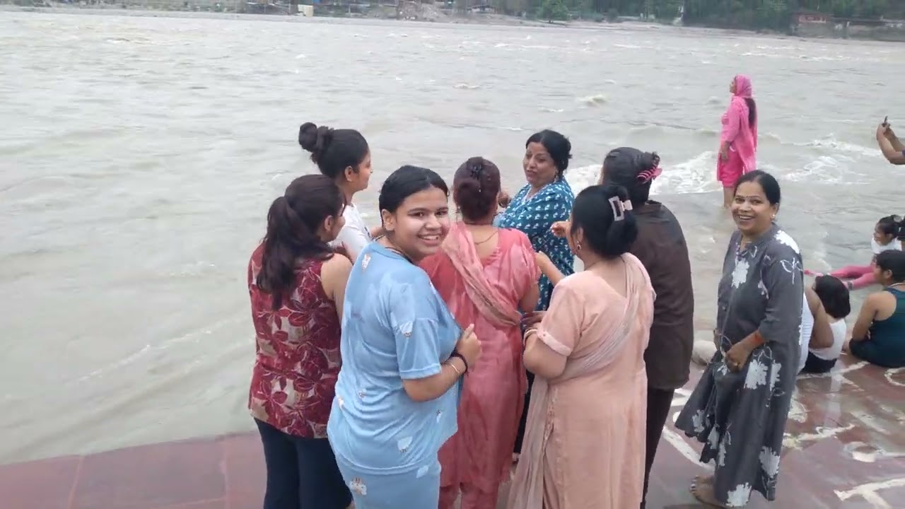 Ganga snaan at Rishikesh