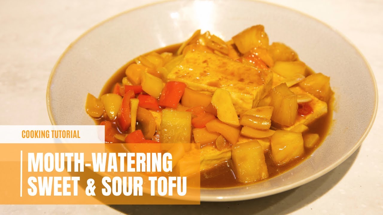 Mouth-watering Sweet and Sour Tofu with Juicy Pineapple | Lunch | Dinner | Umami Recipe