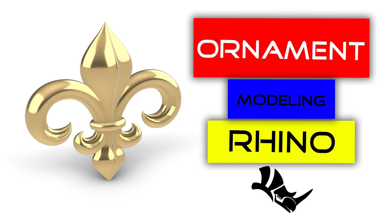 Rhino 3d tutorial - Ornament modeling