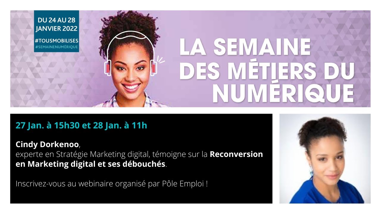 Replay "Les Débouchés du Marketing Digital" - Semaine des Métiers du Numérique