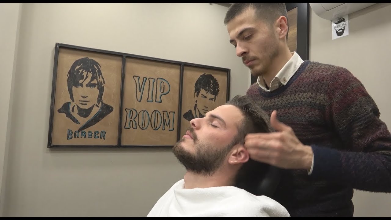 ASMR Turkish Barber Face, Head and Body Massage 250