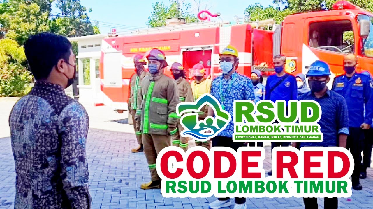 Simulasi Code Red RSUD Lombok Timur