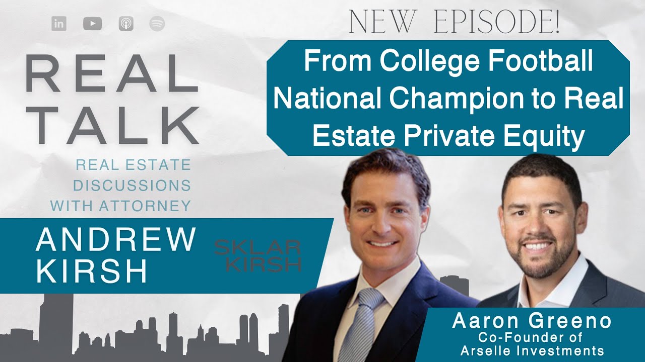 From College Football National Champion to Real Estate Private Equity