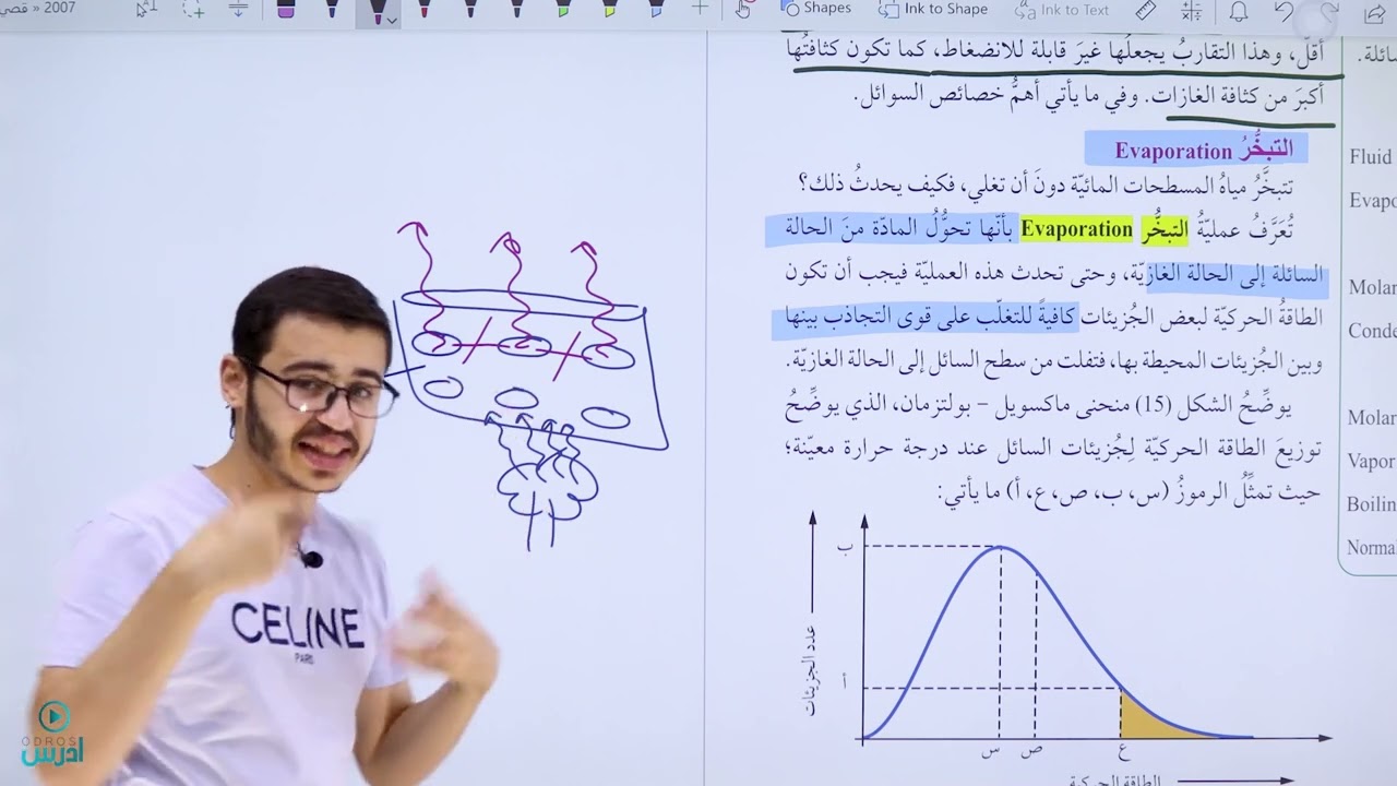 الحالة السائلة 1 - الأول ثانوي