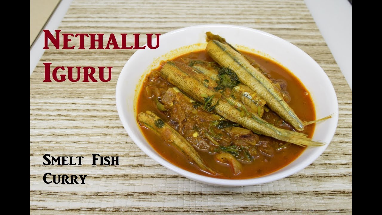 Nethallu Iguru | Smelt Fish Curry | Nethili Curry