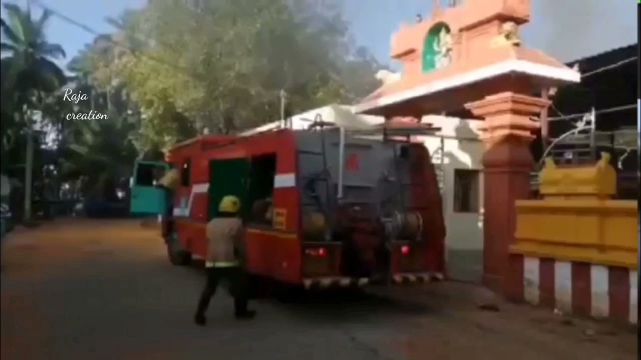 Mandaikadu temple fire 🔥 accident today