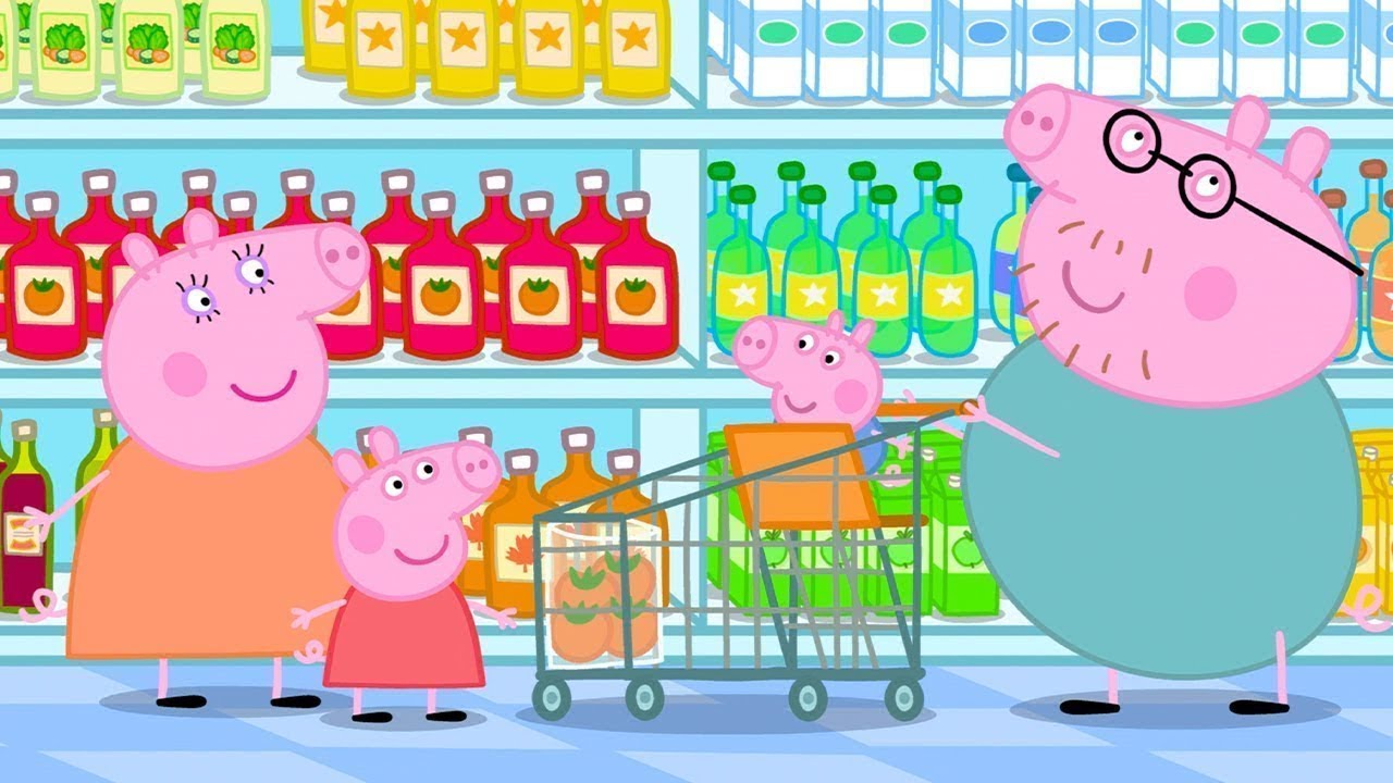 Peppa Pig in Hindi - Khareedaaree - हिंदी Kahaniya - Cartoons for Kids