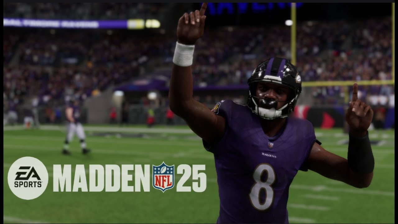 Madden 25 Gameplay - Baltimore Ravens vs Pittsburgh Steelers Full Light Rain Game Madden 25 PS5