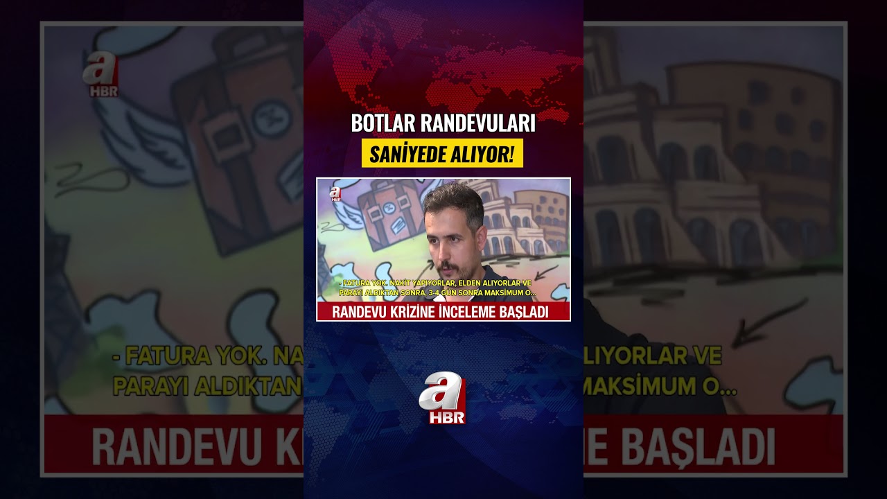 Vize Randevuları Karaborsada... Randevu Krizine İnceleme! #shorts