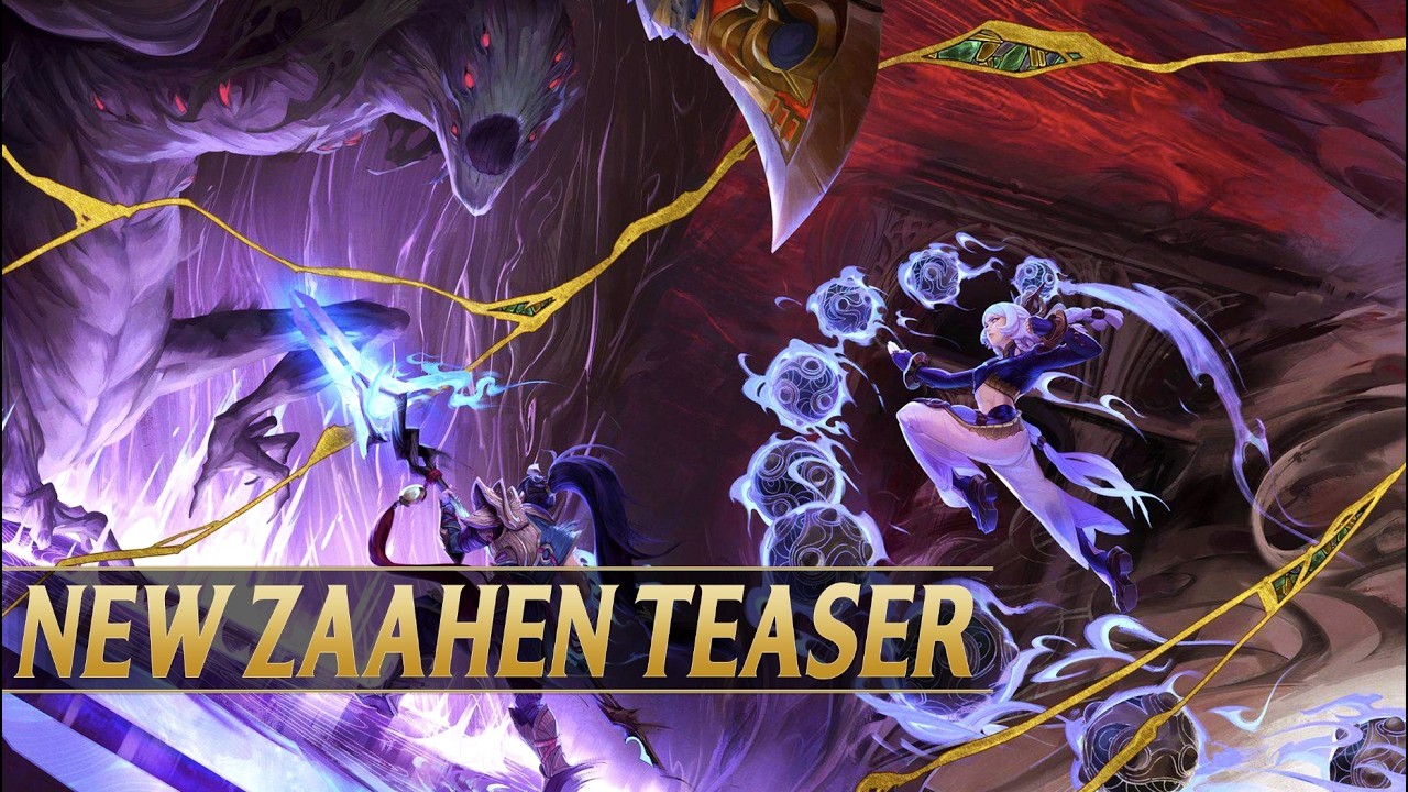 NEW CHAMPION ZAAHEN TEASER & VOICE REVEAL - League of Legends