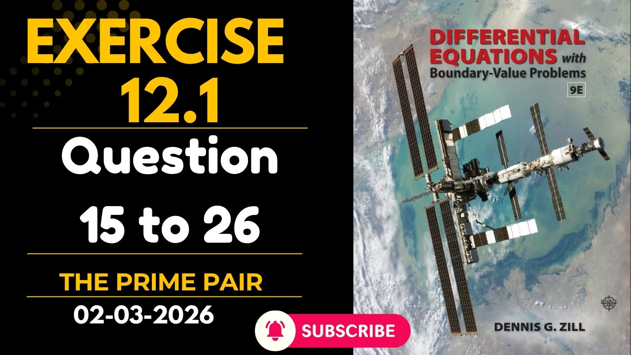 Exercise (12.1) Question 15 to 26 | Full Explanation