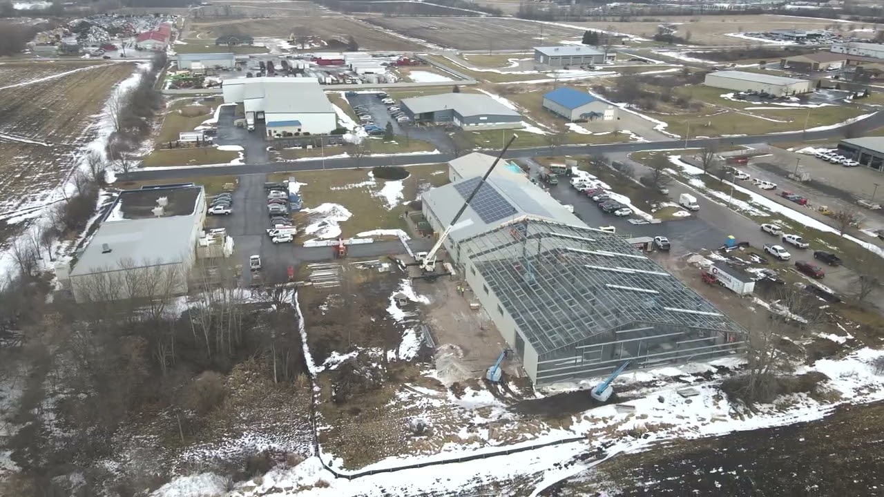 Expansion Update: Structural Frame Complete, Roof Installation Underway