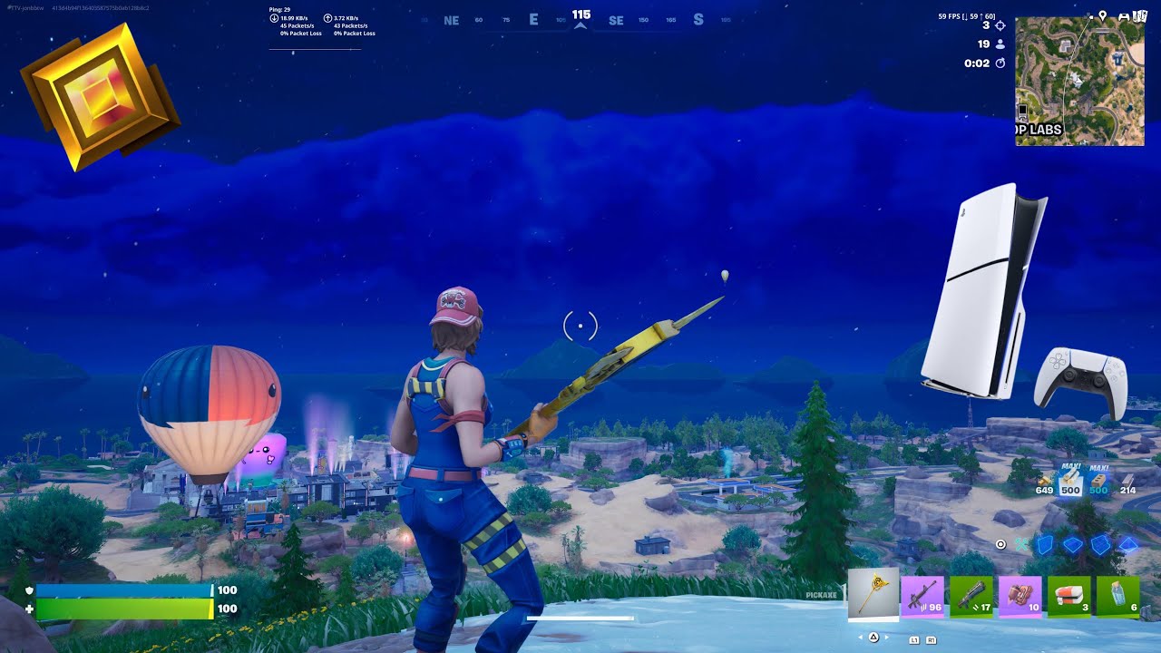 PS5 Slim Fortnite Chapter 7 Ranked Gameplay (4K 60FPS) + BEST CONTROLLER SETTINGS FOR CHAPTER 7 🎯