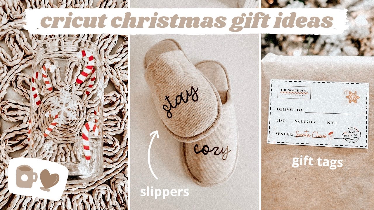 DIY Christmas Gifts With Cricut Maker 🎁🎄 // Cricut Christmas Projects! (DIY Gift Ideas)