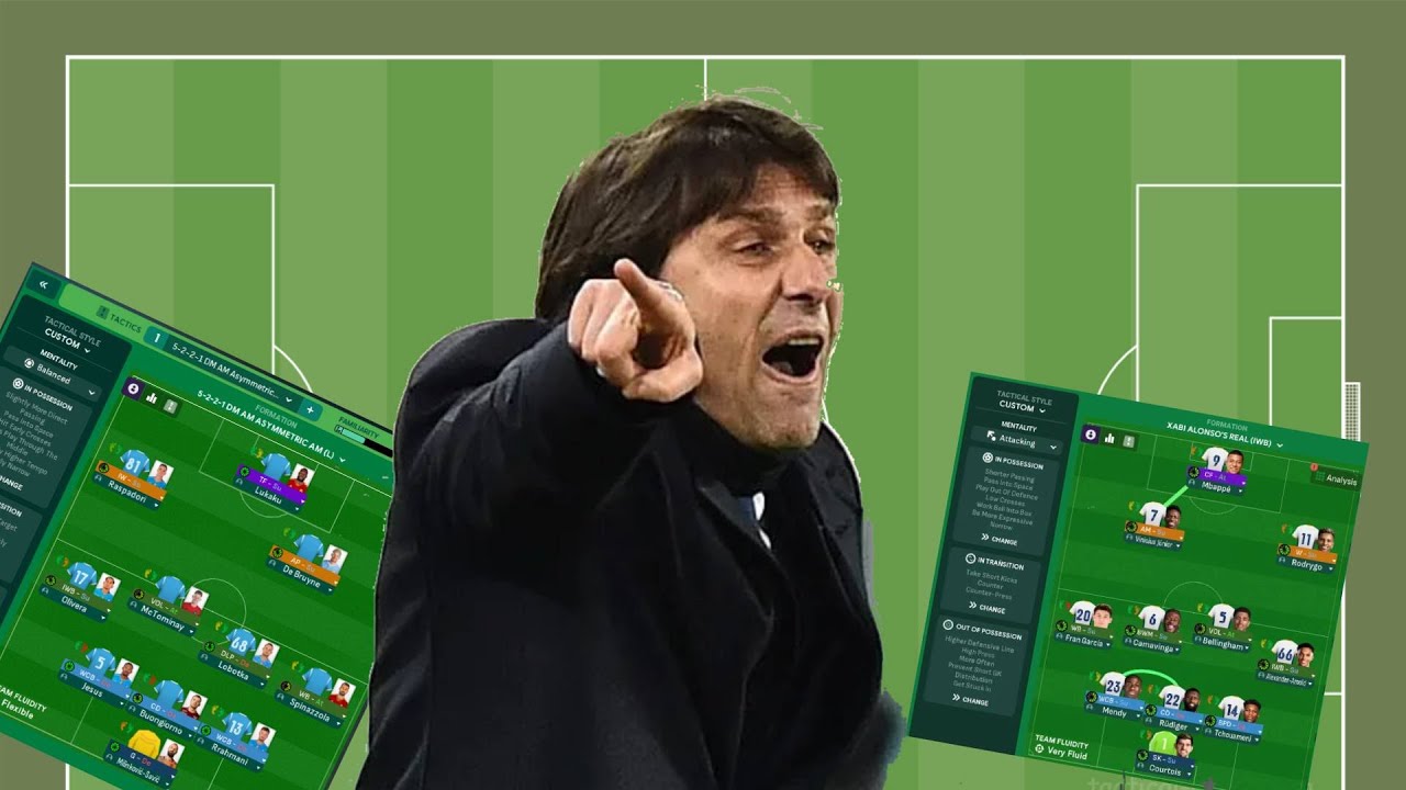 What are my favourite tactics in fm24? - Possession and Route One