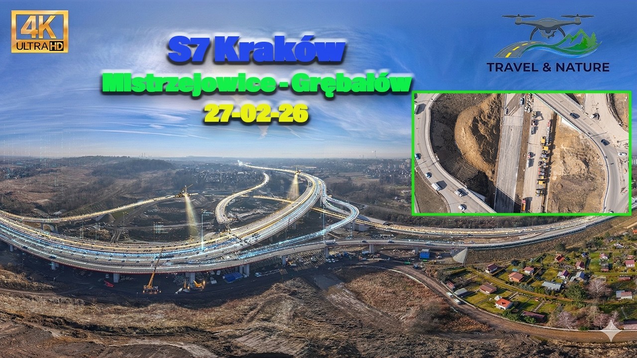 Budowa #S7 #Widoma #Kraków Węzeł Mistrzejowice i Grębałów To koniec… lutego ;-)