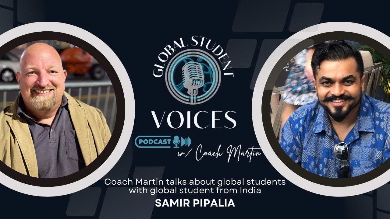 Samir Pipalia with Coach Martin