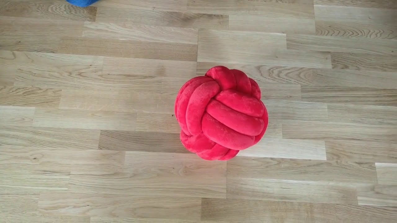 Reversible knot pillow 2in1 from MACMAER. How to tie Sphere knot.