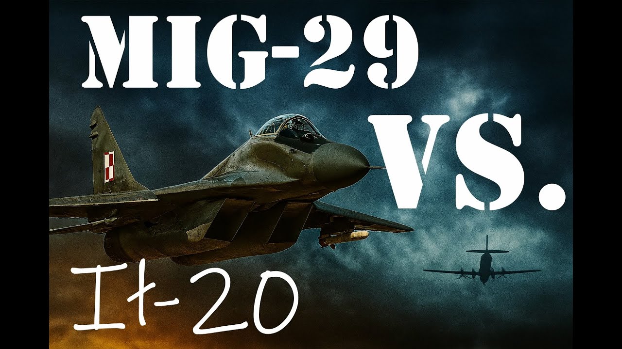 MiG-29 kontra Ił-20 Bałtyckie starcie x3