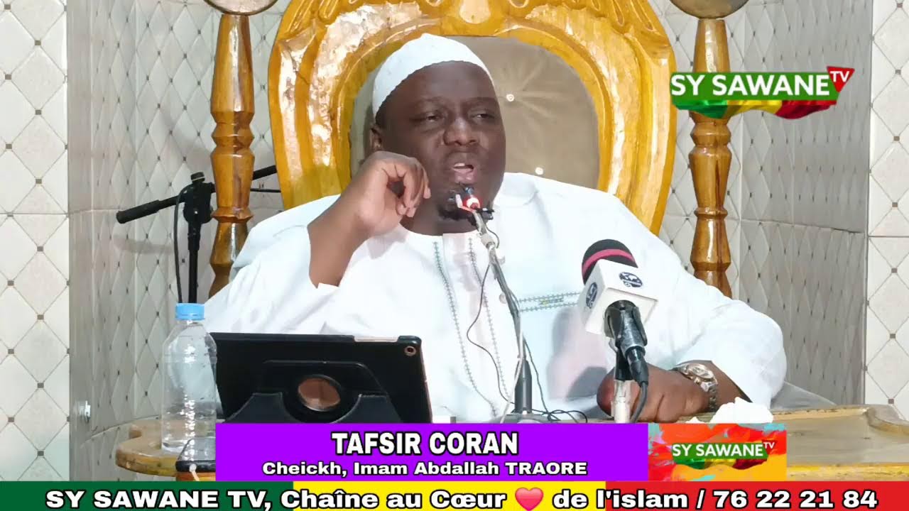 Cheickh Abdallah Muhammad TRAORE : TAFSIR DU SAINT CORAN (Sourate FÃTIR à partir du verset 23) : 12-
