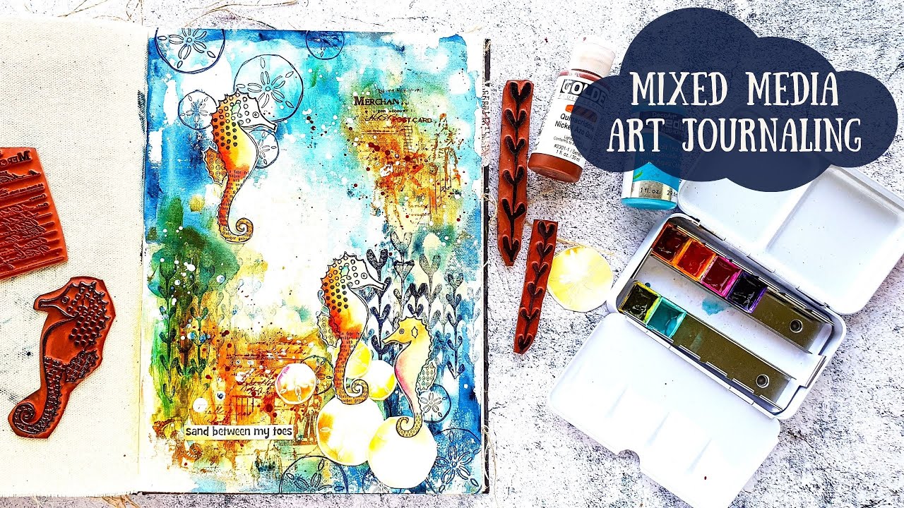 Mixed Media Art Journaling - Dina Wakley Journal