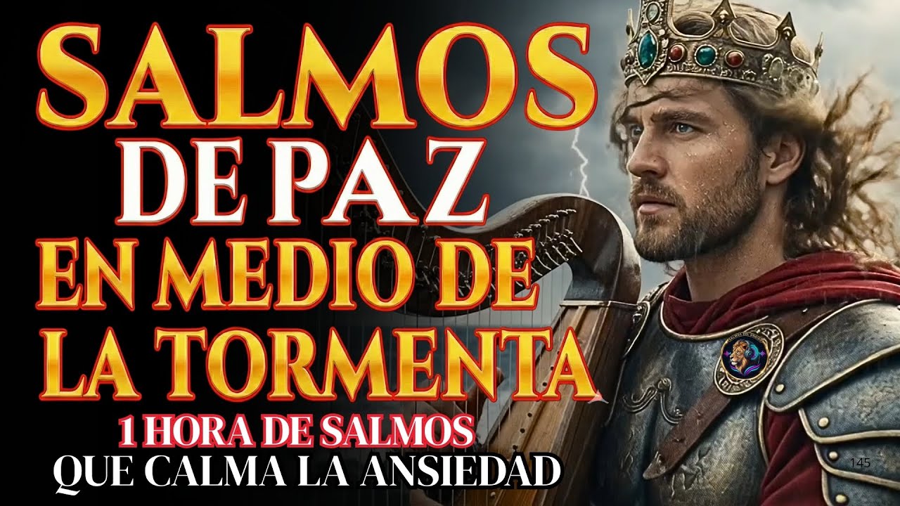 SALMOS QUE CALMAN LA ANSIEDAD | Salmos que David Cantaba Con Poder #salmos #músicahebrea